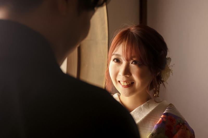 見つめ合う視線が素敵です