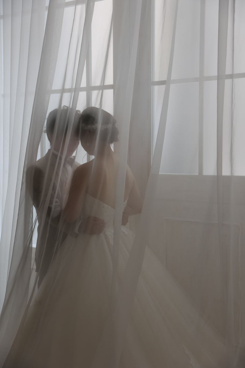 カーテンで雰囲気を