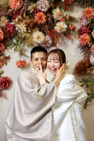 【和装洋装スタジオプラン】いつもの笑顔を