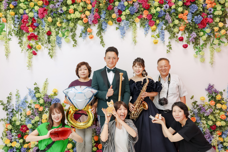 【和装洋装スタジオプラン】前撮りの撮影も楽しく♬