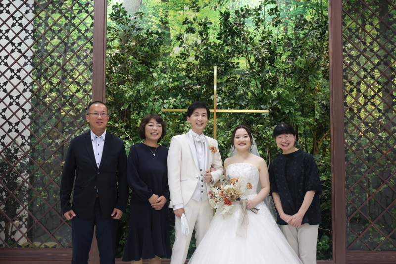 【和装洋装スタジオプラン】スタジオでの小さなご結婚式