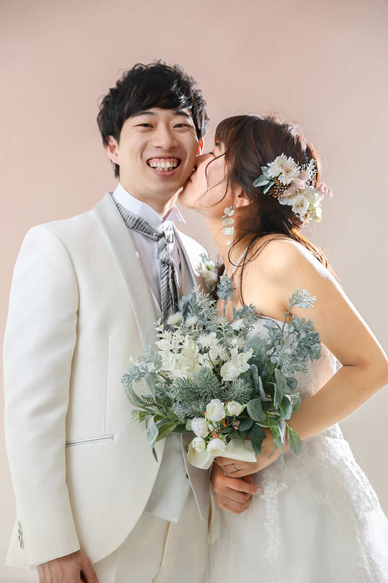 最後はほっぺに…!