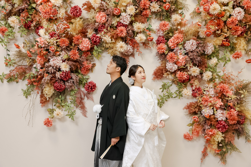 お二人の落ち着いた表情が素敵です☺︎