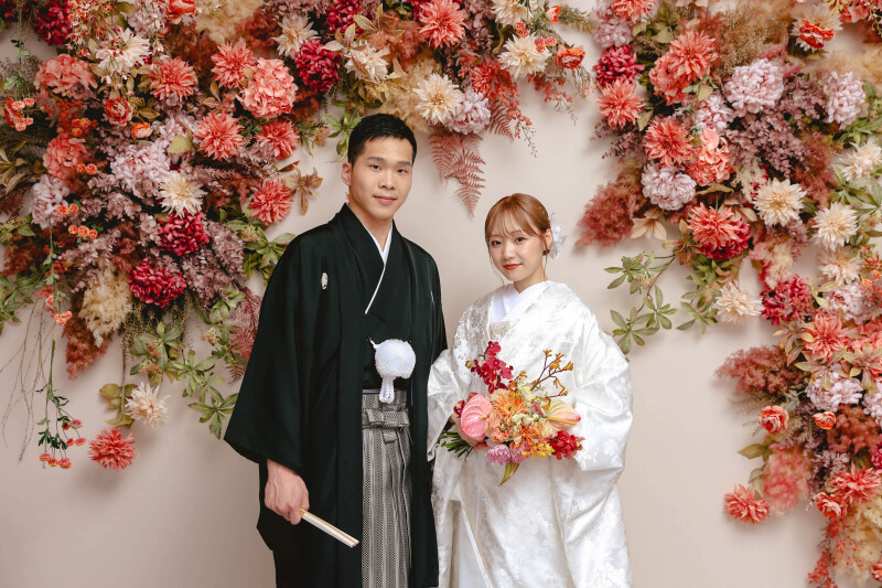 和装×お花