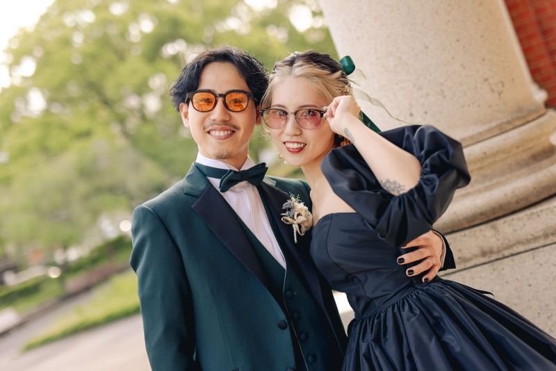 最後はお二人らしく♪