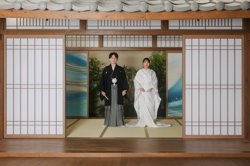 白無垢でフォーマルに