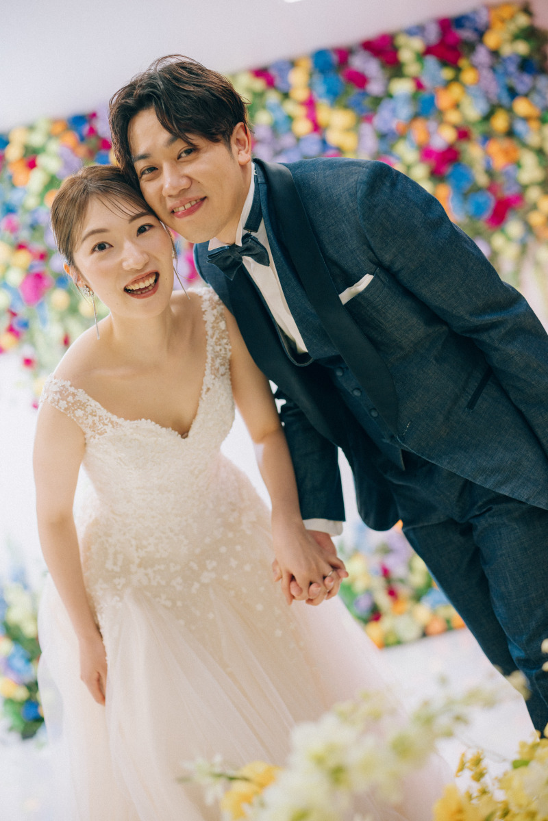 花に囲まれた幸せな時間