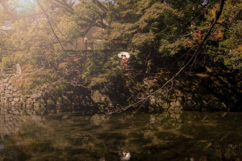 一枚の絵となるようなロケーション