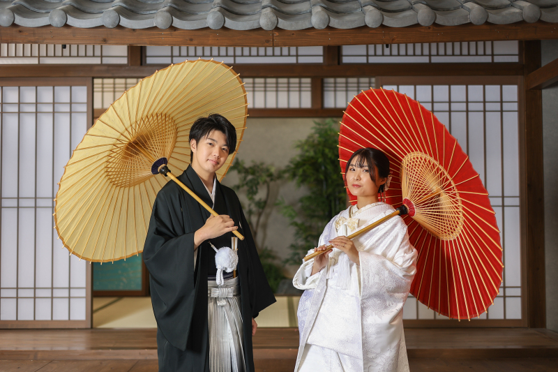 白無垢・紋付がとってもお似合いのお二人♪