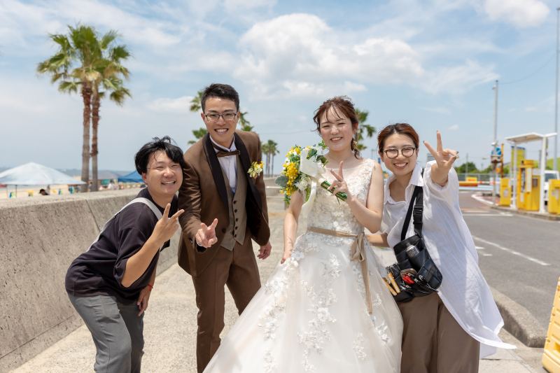 最後はスタッフと一枚！