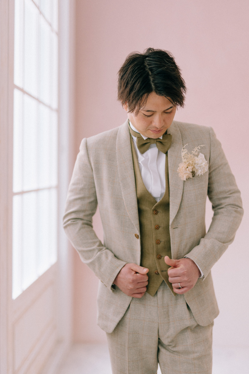 新郎様のソロショット