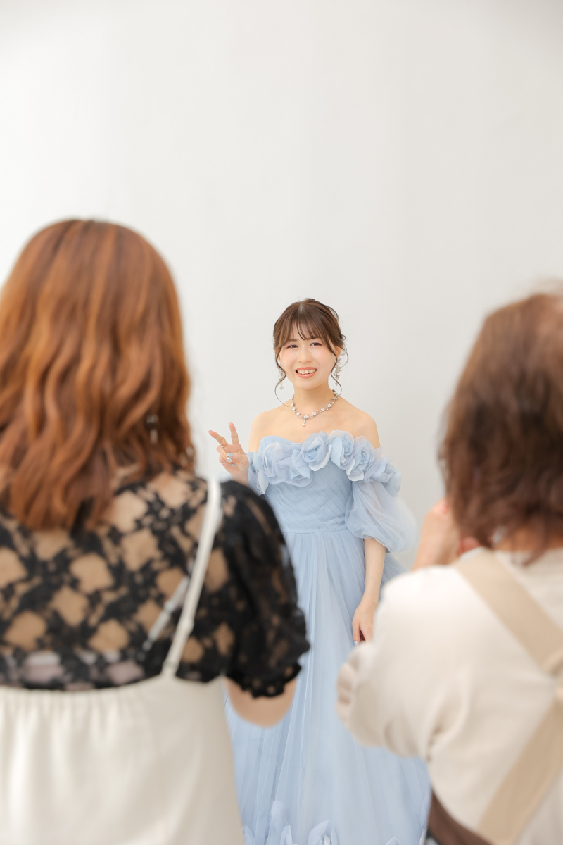 撮影中の和やかなひととき