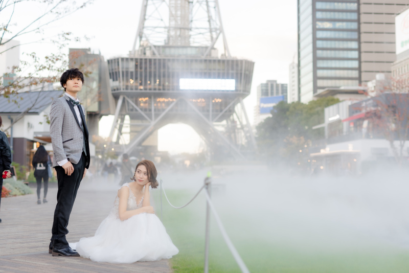 水蒸気も撮影のアクセントに