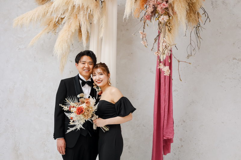 ブラックドレスにチェンジ!