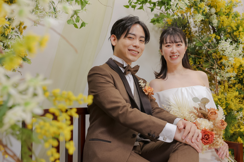 お花に包まれて