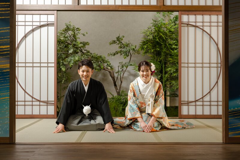 【和装スタジオプラン】本格的屋内庭園