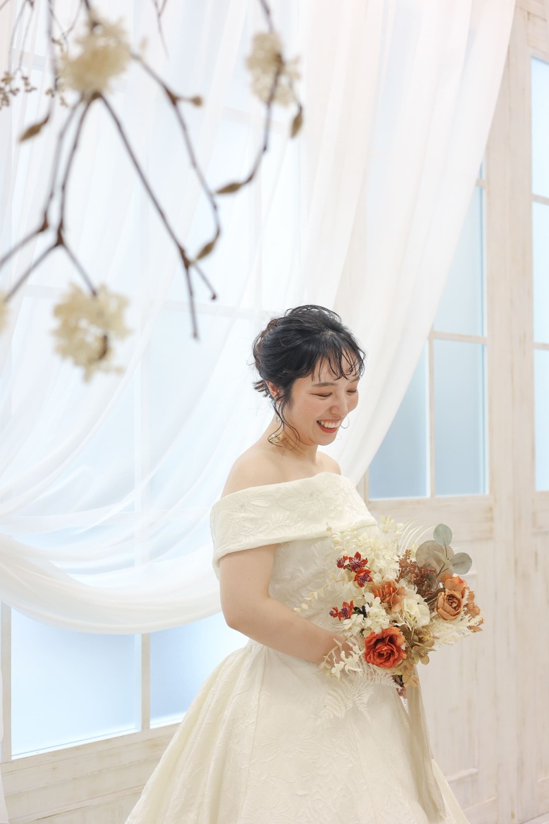 続いて新婦様のソロショット!