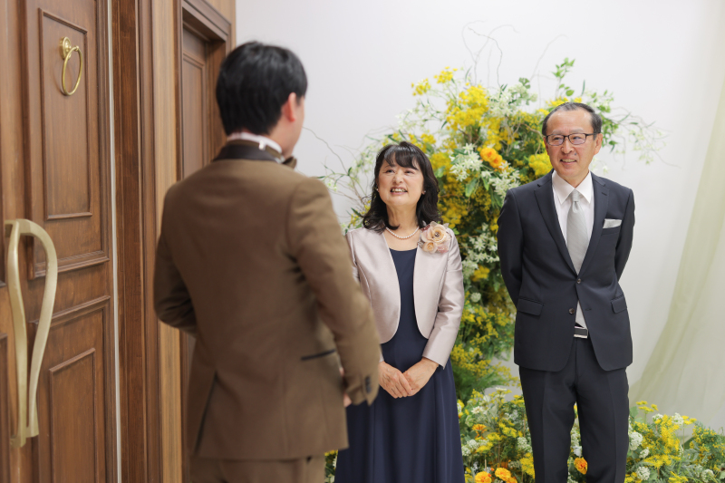 親御さまから新郎さまへ