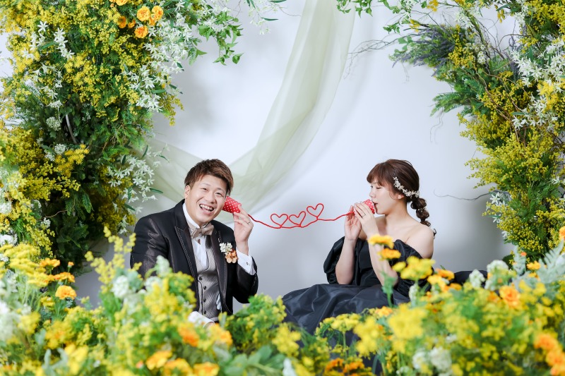 ハートの糸電話で・・・♡