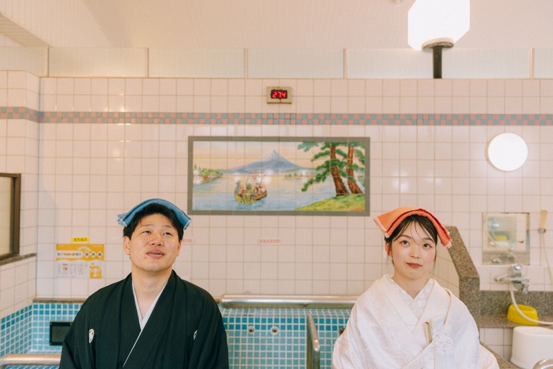 湯けむりとともに、昭和へタイムスリップ。