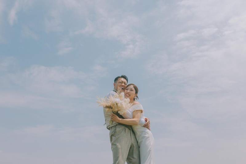 最後は広がる空と一枚