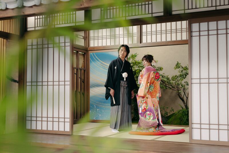 色打掛に衣装チェンジ