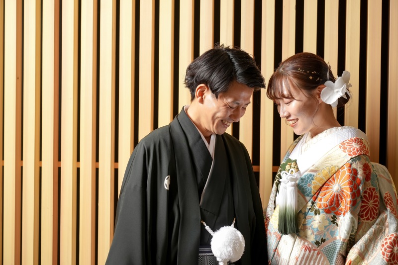 色打掛で・・・