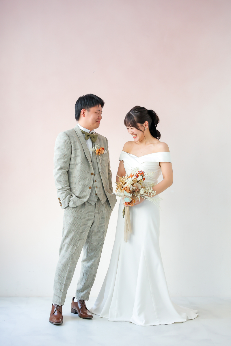 【洋装スタジオプラン】幸せ溢れる一日をカタチに