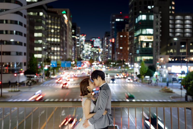 歩道橋でラストシーン