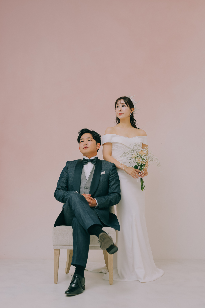 ピンクの背景で