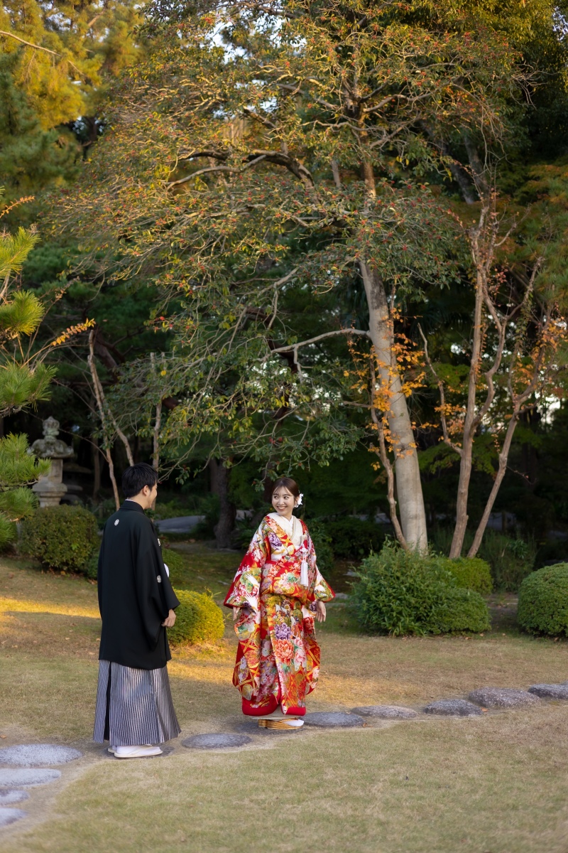 お外での散歩タイム