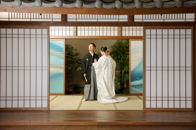 和装に着替えて・・・