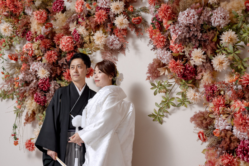 白無垢に衣装チェンジ