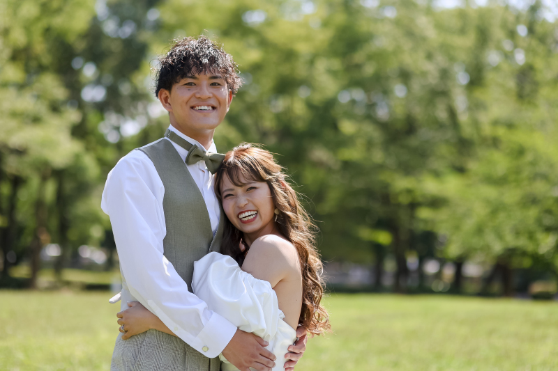 【和装スタジオ洋装ロケーションプラン】日常の延長線上の笑顔を