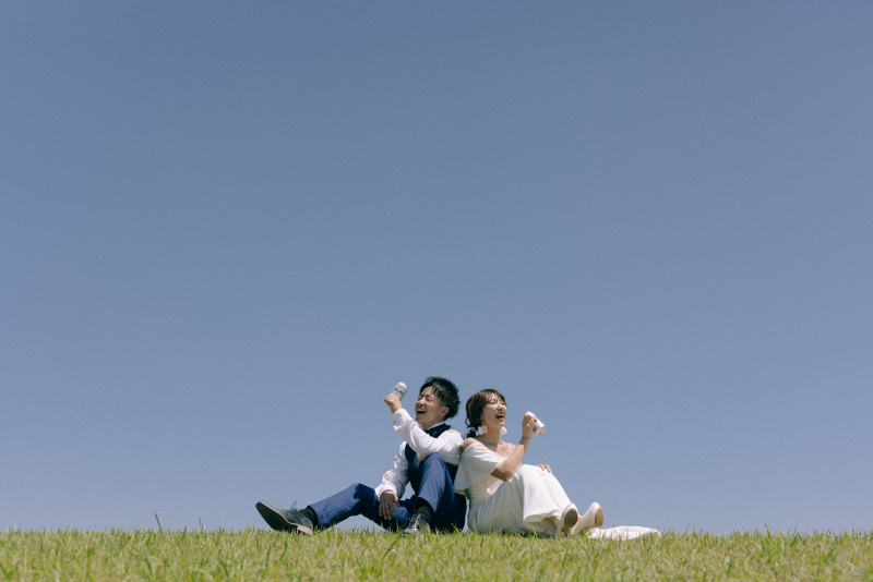 【新舞子ドレスロケーション撮影】海も緑もどっちも楽しめる贅沢プラン♪全カットデータ付きプラン