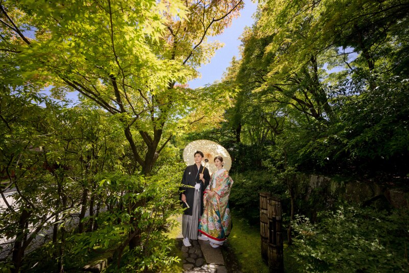 1組限定!人気のため先着予約が必須!【和装】白鳥庭園ロケーションフォトプラン■《和装1着無料付き》