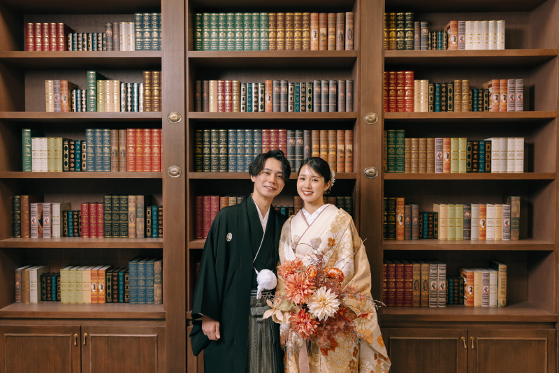 【和装がお得に叶う♪】屋内庭園スタジオ+和装ロケーションプラン♪衣裳2着目無料!全カットデータ付き★色打掛も選べる!