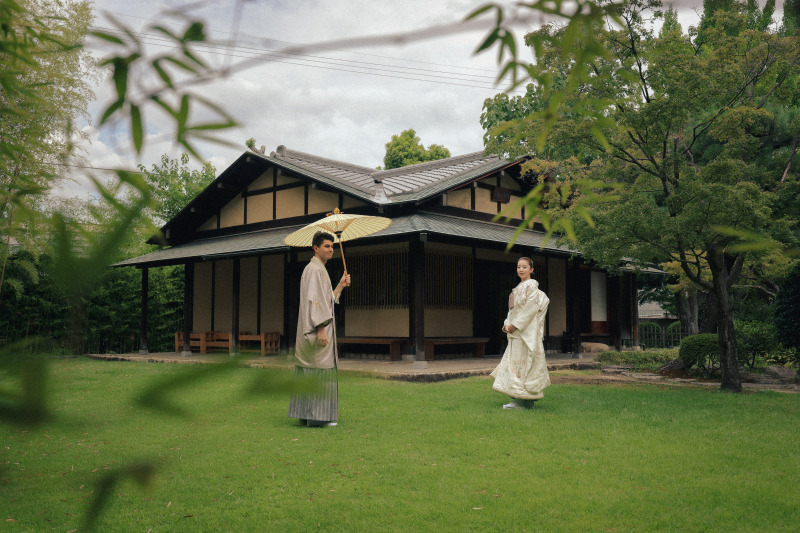 【和装がお得に叶う♪】屋内庭園スタジオ+和装ロケーションプラン♪衣裳2着目無料!全カットデータ付き★色打掛も選べる!