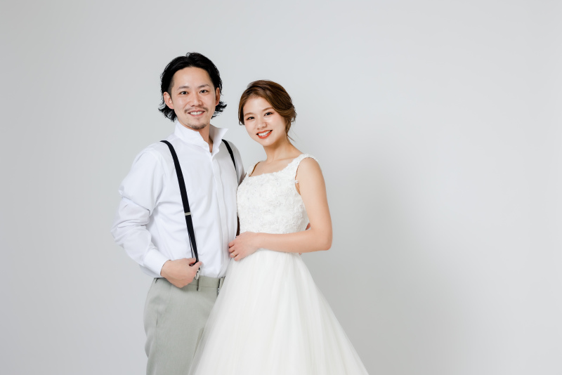 ◆洋装スタジオ撮影ベーシックプラン◆撮影料+ヘアメイク+ドレス&小物付き♪