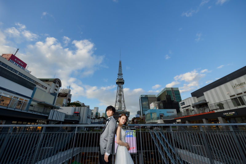 【久屋大通公園ロケーション撮影プラン★】大人な雰囲気でおしゃれな写真が残せる♪撮影料+ヘアメイク+衣裳+撮影全データプラン付き