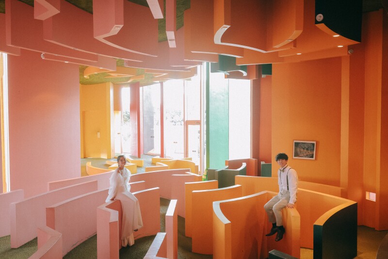 【おしゃれで人気スポット♪】養老天命反転地ドレスロケーションプラン♪出張料、全カットデータ込み!様々なバリエーションが叶う!