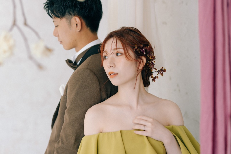 【至高のオシャレ空間♪】ナチュラルスタジオドレスプラン◆全カットデータ付