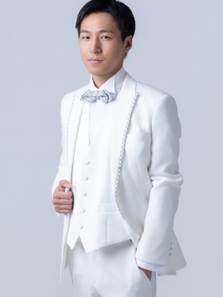 白・グレーチェックライン