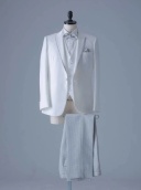 白・グレーチェックライン