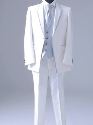 ホワイトグレーパイピング