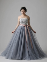 ED　グレーホワイト刺繍