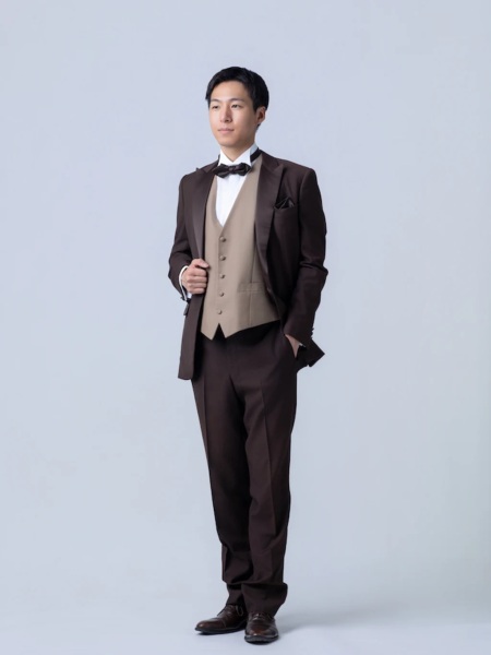 ピークドラペルクラシックタキシード