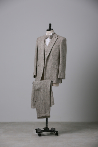 ベージュツイード