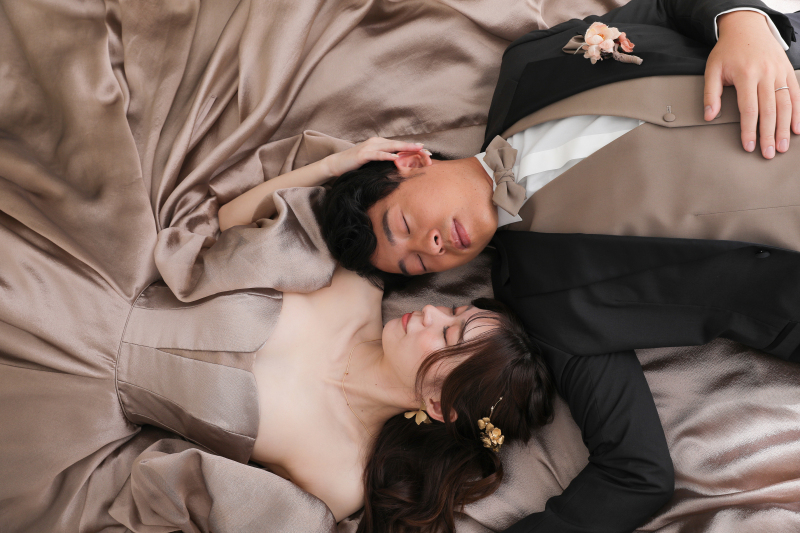 最後は新婦様のドレスをいかして