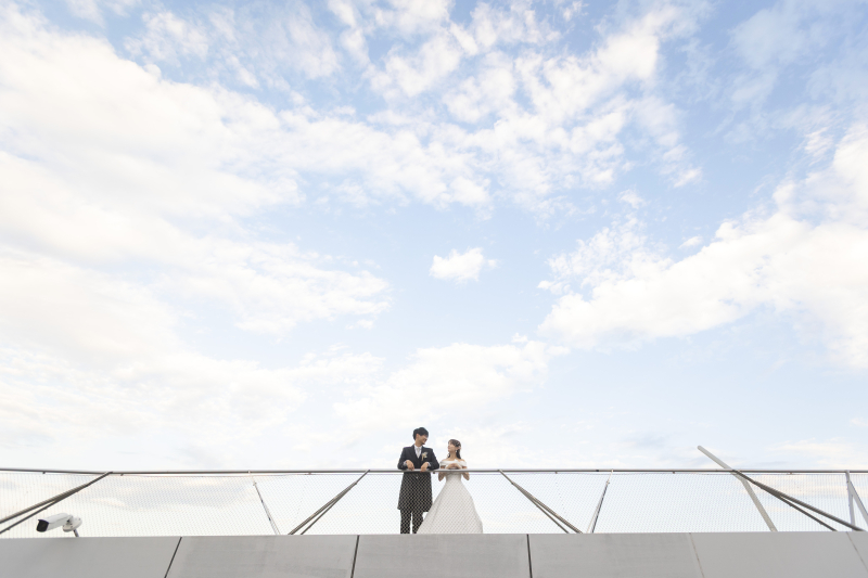 お天気のいい大桟橋でも